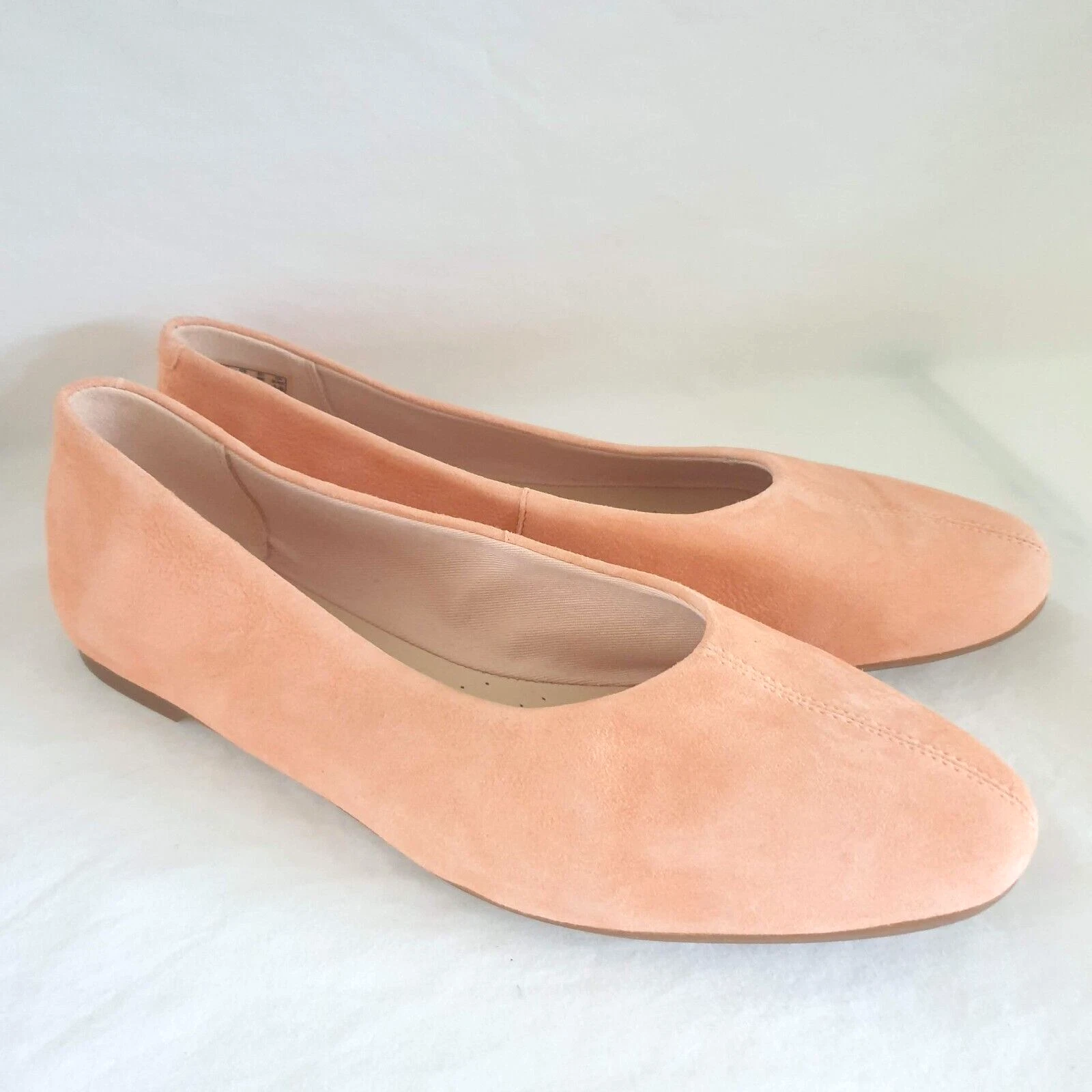 Ballerine ballerine pelle scamosciata corallo taglia 5 5 Clarks