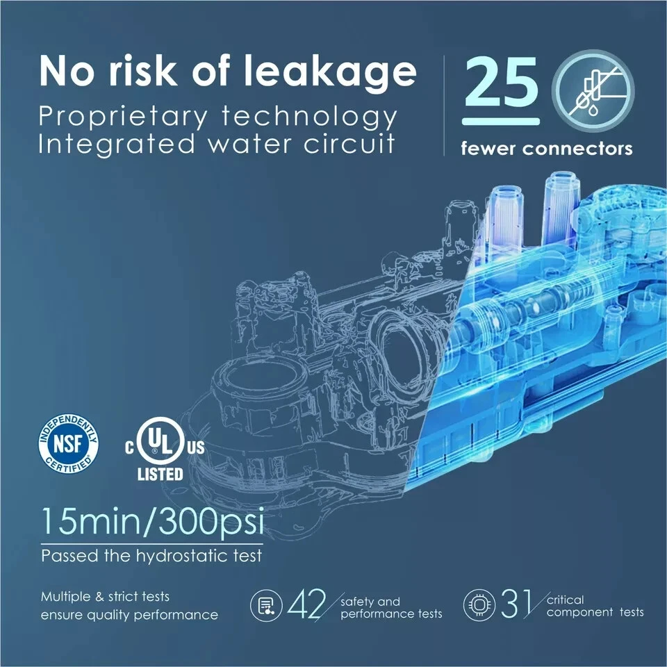 Система обратного осмоса Waterdrop G3, без бака — сертифицированная отремонтированная - Изображение 3 из 4