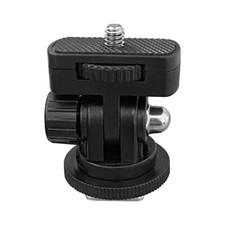 Easy to assemble and remove Durable 1x Screw Mini Head Bracket f DSLR Cam Tripod