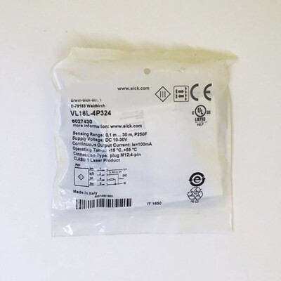 Replacement For SICK VL18L-4P324 VL18L4P324 RETROREFLECTIVE PHOTOELECTRIC SENSOR