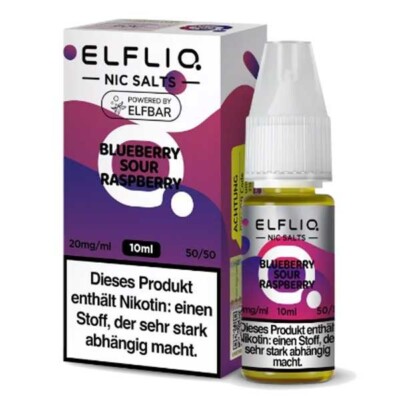 ELFLIQ ELFBAR E-Liquid für E-Zigarette & Vape mit 10/20mg Nikotin I Nic Salt