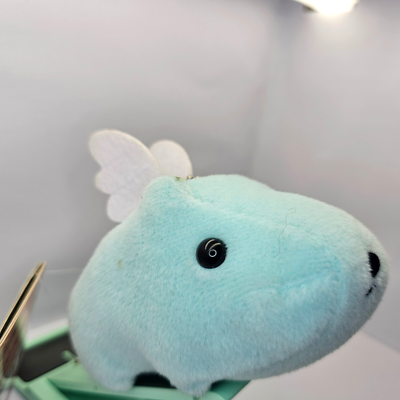 Kapibarasan Capybara Blue Plush Doll Keychain TRYWORKS 10th