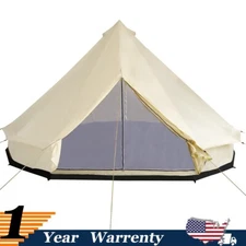16'x16'x10' 10-Person Yurt Tent Camping Bell Tent Breathable Waterproof Design