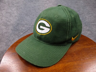 Vintage Green Bay Packers Hat Cap Snapback NFL Pro Line Nike Mens