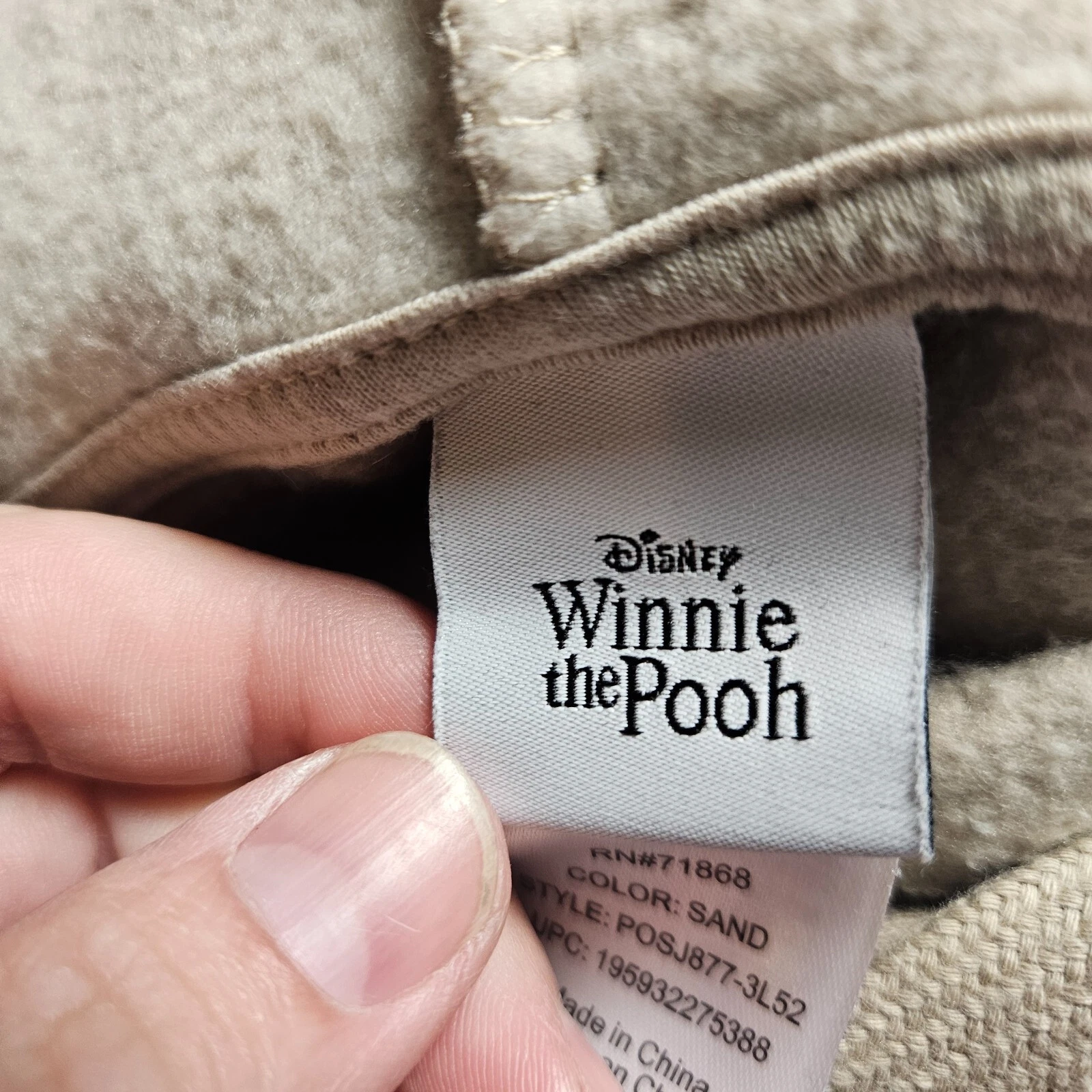 VETEMENTS Felpa con cappuccio Disney Winnie The Pooh morbida manica lunga donna M misto cotone