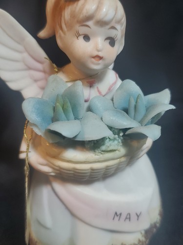 Josef Original Birthday Angel Girl Porcelain Figurine Vintage Inarco Orig Tag - Picture 16 of 21