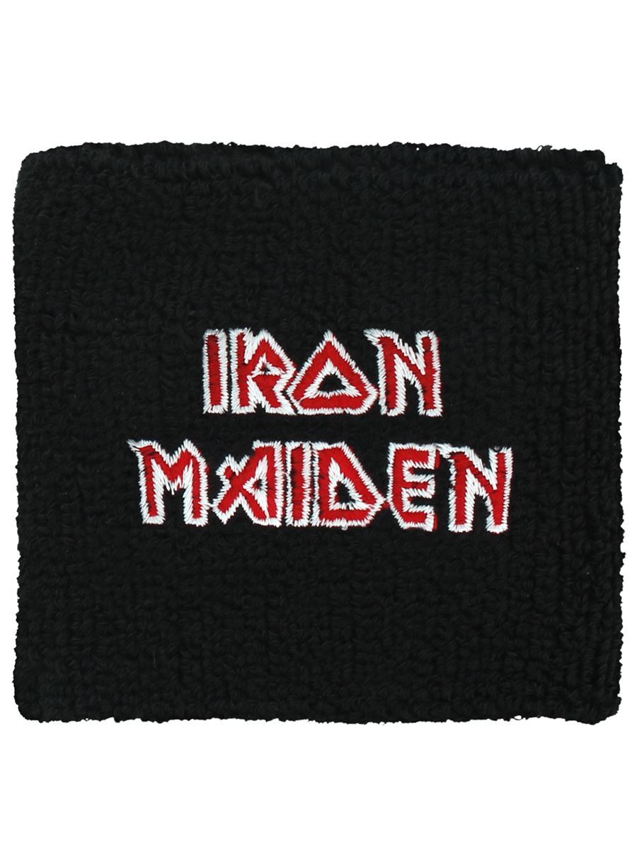 Iron Maiden Red Logo Sweatband