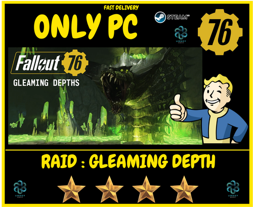 FALLOUT 76 ✅ PC - RAID Gleaming Depths 🔽 Fast Delivery ✅