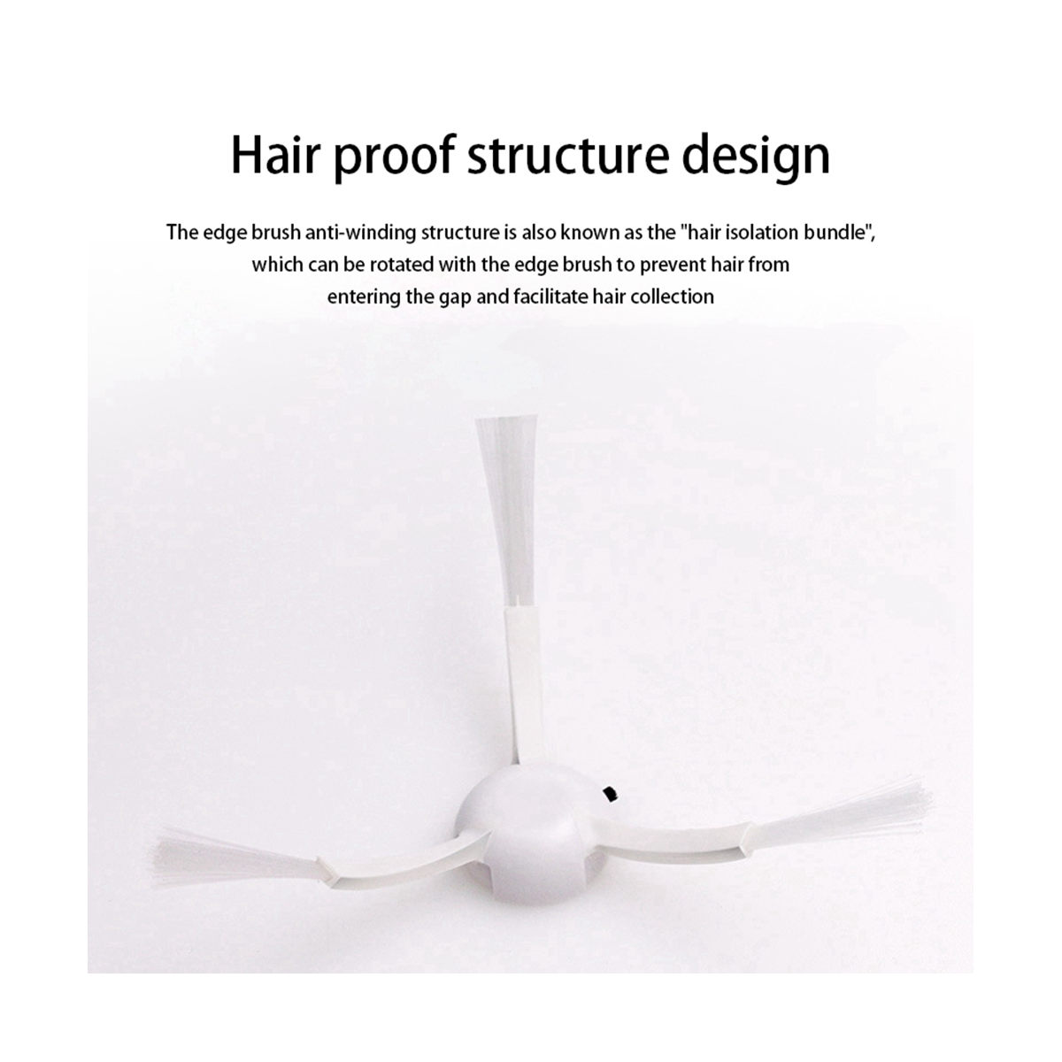 8Pcs Vacuum Cleaner Side Brush Spare Parts for D10S / D10S Pro Robotic