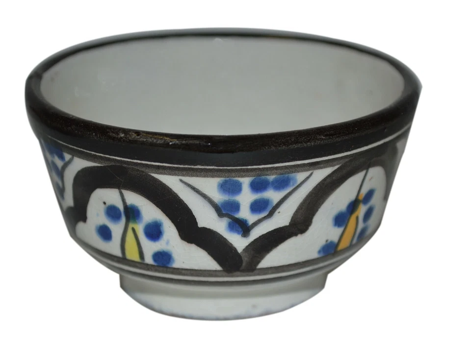 Juego de 4 tazones de salsa marroquí hechos a mano de pizca de mantequilla de especias para servir pequeña Foto 4 de 4