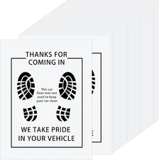 500 Pcs Disposable Car Floor Mat Floor Car Mat Vehicles Motive Mat Cover Protect