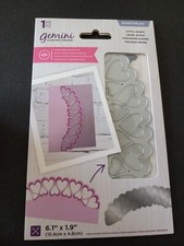 New Crafters Companion Gemini Edge'ables Joyful Hearts Papercraft Die A5