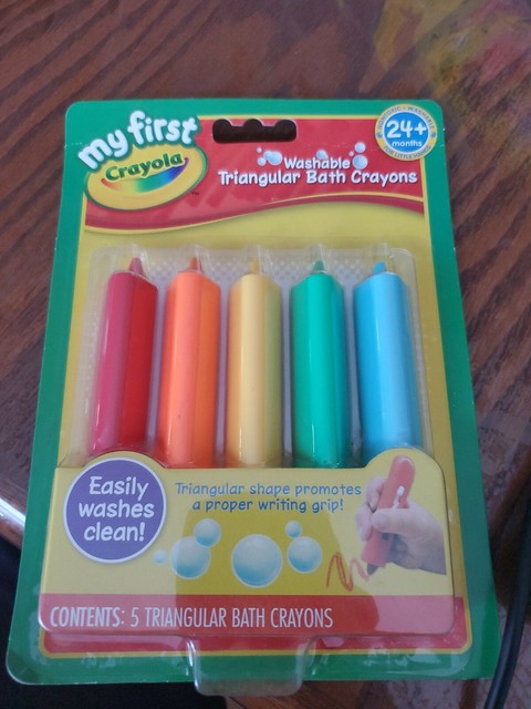 washable bath crayons