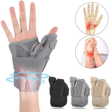 Flexible Splint Wrist Thumb Support Brace for Tendonitis Arthritis Relief Pain L
