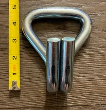 US Cargo Control 3" Double J Stainless Steel Wire Hook