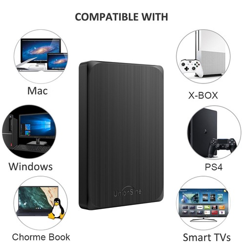 500GB 1TB 2TB Externe Festplatte USB3.0 für Musik/Video/Foto-Speicher Festplatte - Bild 5 von 12