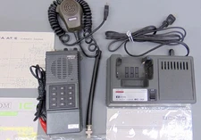 Icom IC-2AT 2Meter HT TESTED Working & Spkr Mic, BC-30 Desk Charger BP-5 Battery