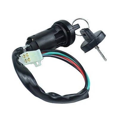 4 Pin Ignition Switch Key Set with Cap for 50cc 70cc 90cc 110cc 125cc 150cc
