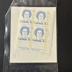 Canada Post # 593 CBN PL No. 7 SEALED 4x Corner Plate Block Set - FV$ 1.28