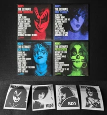 KISS "The Ultimate" compilation 4xCDR set - The best of Gene, Paul, Ace & Peter