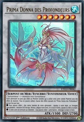 Yu-Gi-Oh! Prima Donna des Profondeurs ETCO-FR042 Ultra Rare auf Französisch