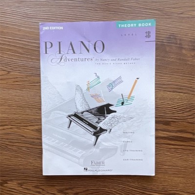 Faber Piano Adventures Theory Book Level 3B 2nd Edition Intermediate Workbook