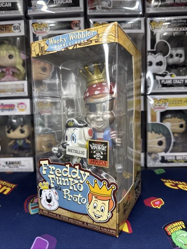 Pirate Freddy Funko with Proto Wacky Wobbler Metallic- Box of Fun 2024 LE 3400