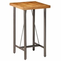 Bartisch Recyceltes Massivholz Teak 60X60X107 Cm