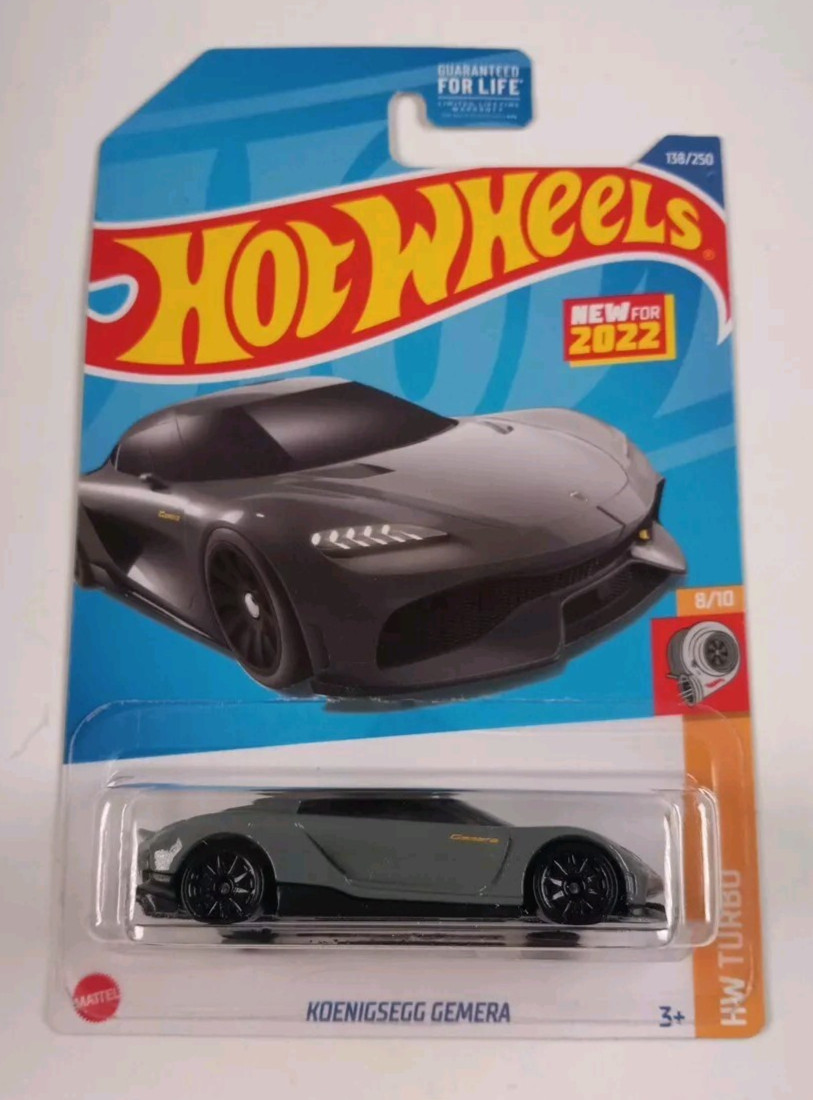 2022 Hot Wheels Koenigsegg Gemera 138/250 HW Turbo 8/10