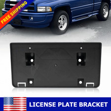 For 94-02 Ram Pickup 1500 2500 3500 cummins Truck Front License Plate Bracket 1X