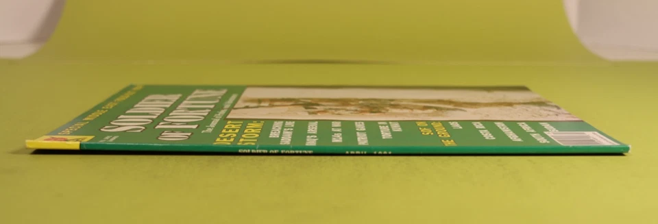 Soldier of Fortune Magazine April 1991 Desert Storm Patriot Missles Laos F/VF Foto 3 de 4