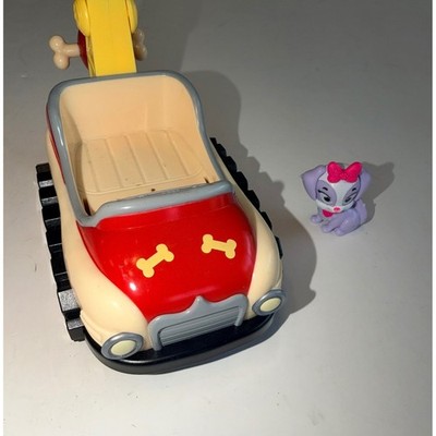 Disney Junior Puppy Dog Pals Construction Vehicle with Minnie's Puppy Figure Toy