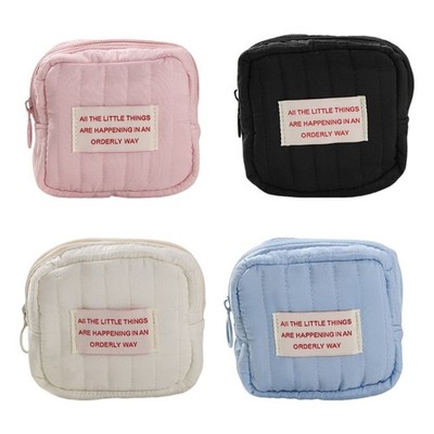 Square Makeup Bag Korean Styles Cosmetic Bag Toiletry Bag Aesthetic Wash Bag