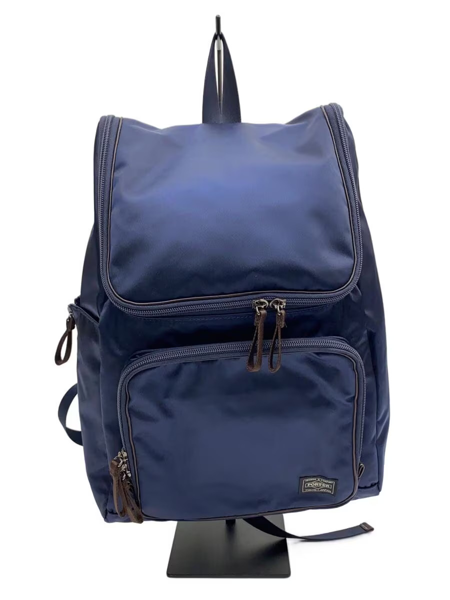 PORTER Backpack Nylon NVY Solid PLAN RUCKSACK Bac… - image 1