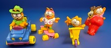 Vintage 1989 McDonald's Garfield Happy Meal Toys - Complete Set of 4 2 Avail