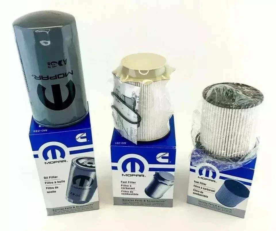 Juego de filtros de combustible y aceite diésel Mopar para Ram 2500 3500 4500 5500 2019-2021 6,7 L. Foto 2 de 4