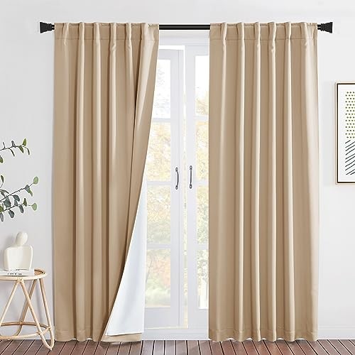 Living Room Noise Reducing Back Tab Curtains, Privacy Protection & Completely - Picture 3 of 8