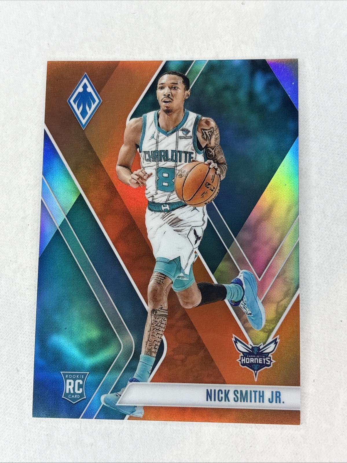 2023-24 Panini Phoenix Orange Holo Nick Smith Jr. Hornets Rc #255 #'d 20/99