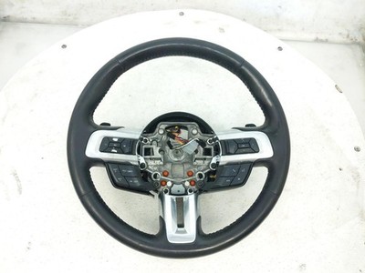 2019-2023 Ford Mustang Ecoboost Steering Wheel Black Leather *Worn Down/Fading*