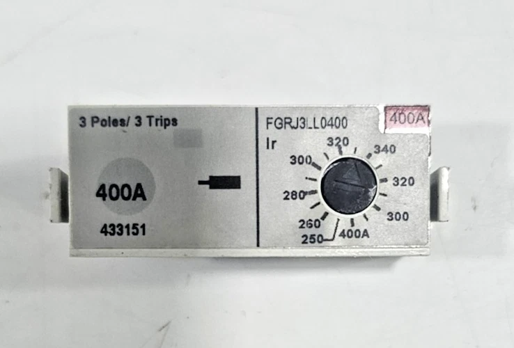 GENERAL ELECTRIC FGRJ3LL0400 433151 Used Working Power Distribution Circuit Breaker