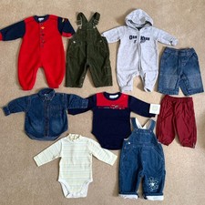 Vtg Y2K Boy 3-6 mo LOT 9pc Le Top Gap Oshkosh Old Navy Gymboree Childrens Place