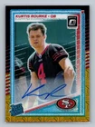 2025 Donruss Optic Kurtis Rourke Black Gold (RAW)