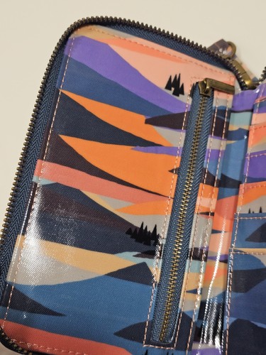 Wander Bags Alpenglow Zip Around Wallet Wristlet Card Holder Clutch Handtasche - Bild 6 von 8