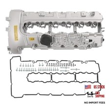 Upgraded Engine Valve Cover with Gaskets 11127565284 Replacement for Aluminum