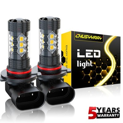 9005 9006 H10 9145 3000K Yellow 160W LED Fog Light Driving Bulbs Kit