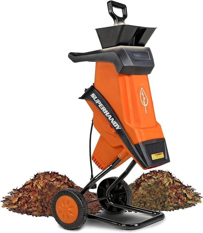 SuperHandy Leaf Shredder Mulcher Corded Electric 17:1 Reduct