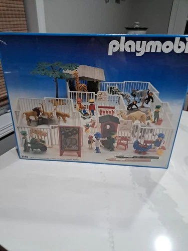 Incredible ~Vintage 1986~ PLAYMOBIL ZOO~#3145~ WEST GERMANY~ NEW IN SEALED BOX!