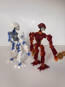 LEGO BIONICLE LOT 8732 8727 INIKA TOA MATORO TOA JALLER GREAT CONDITION