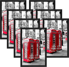 Set of 7 Black 11x17 Picture Frames for Stunning Gallery Wall Decor