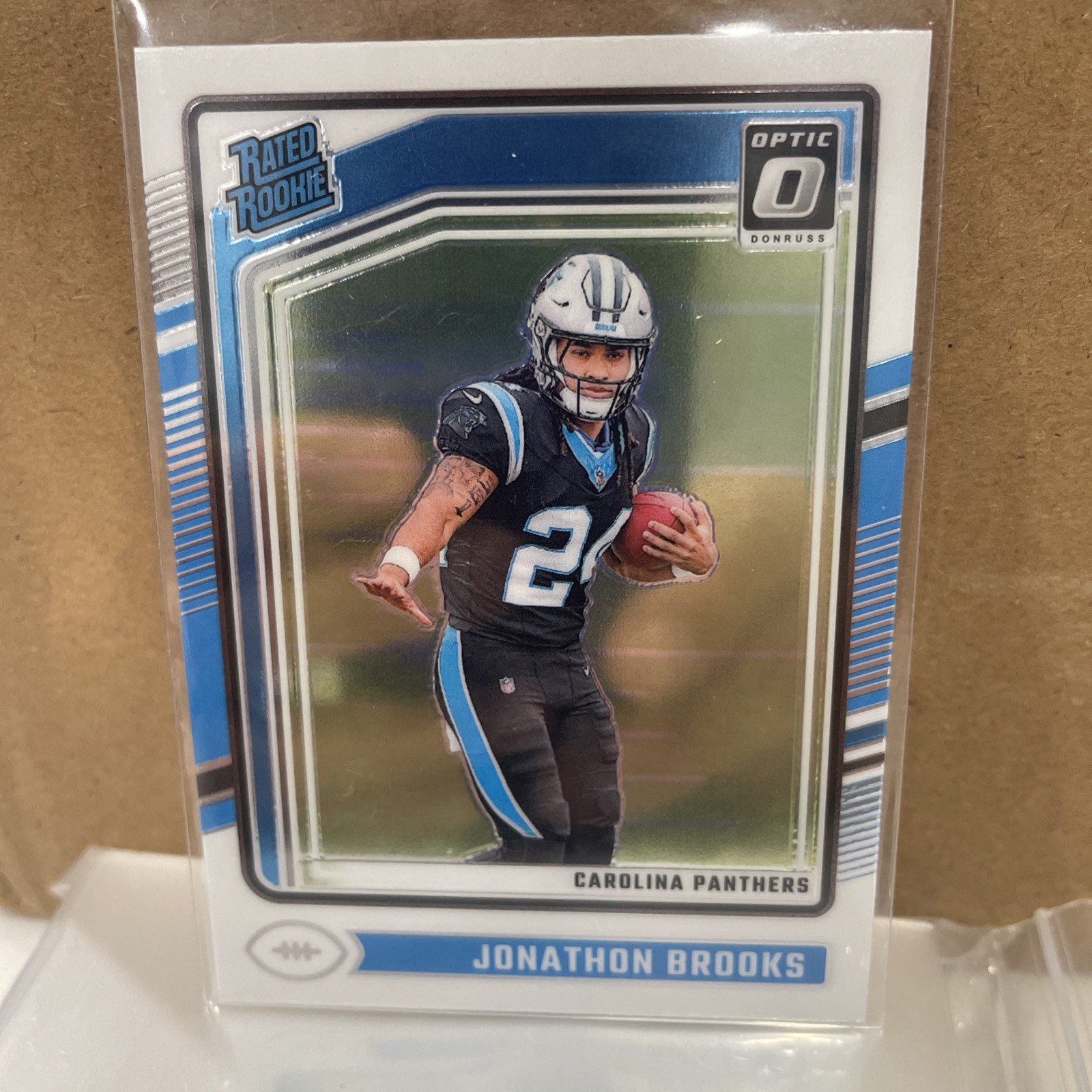 2024 Panini Donruss Optic - Rated Rookie Jonathon Brooks #258 (RC)